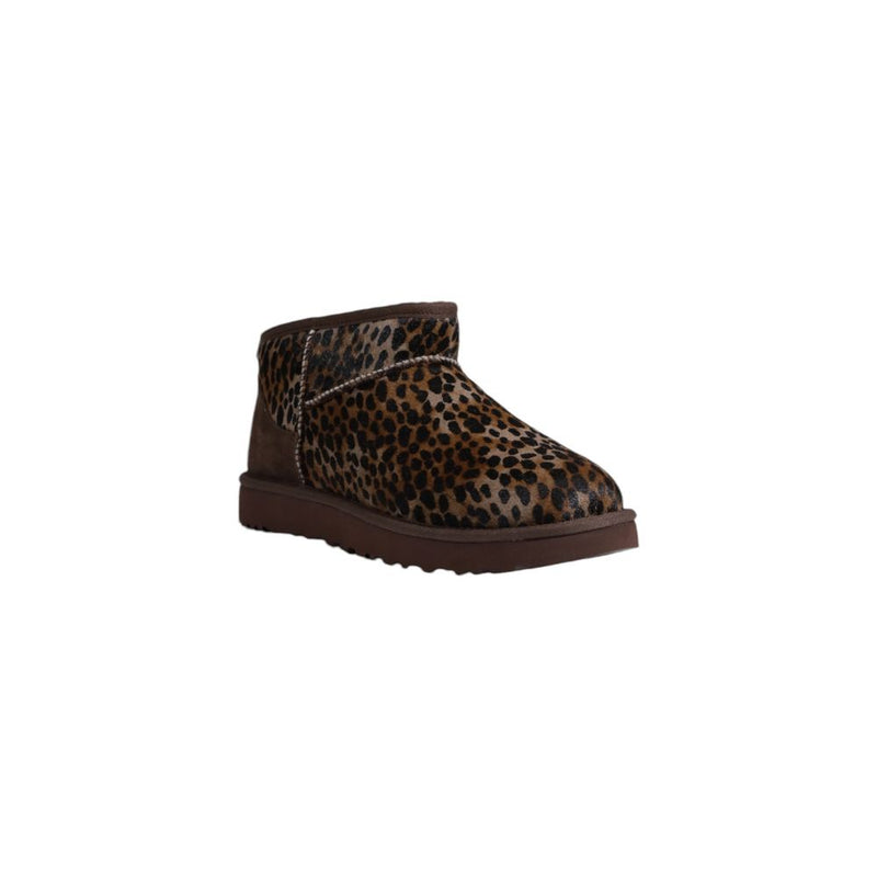 UGG Classic Ultra Mini Caspian Brown Suede Ankle Boots