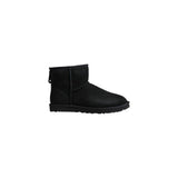 UGG M CLASSIC MINI Black Suede Leather Ankle Boots for Men
