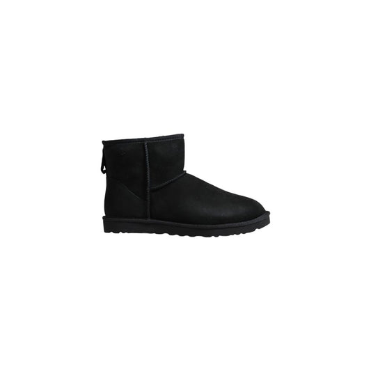 UGG M CLASSIC MINI Black Suede Leather Ankle Boots for Men
