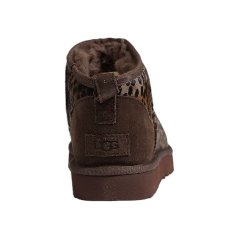 UGG Classic Ultra Mini Caspian Brown Suede Ankle Boots