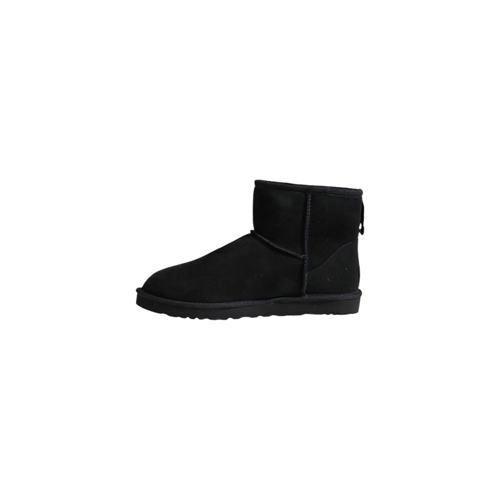 UGG M CLASSIC MINI Black Suede Leather Ankle Boots for Men