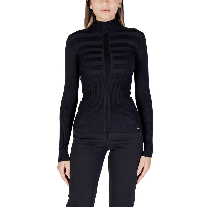 Morgan De Toi Black Viscose Turtleneck Sweater Model 132-MENTOS.M