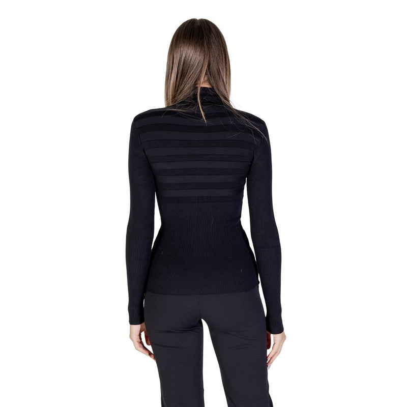 Morgan De Toi Black Viscose Turtleneck Sweater Model 132-MENTOS.M