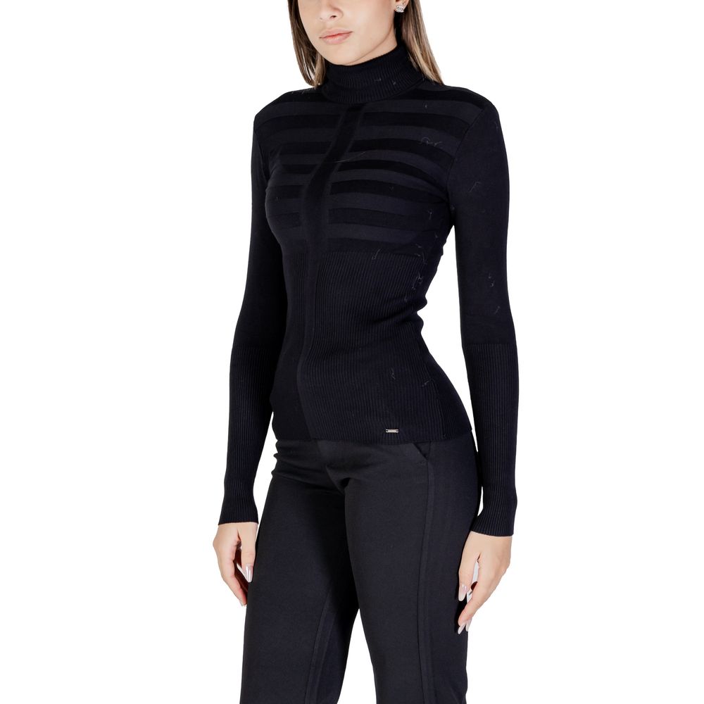 Morgan De Toi Black Viscose Turtleneck Sweater Model 132-MENTOS.M