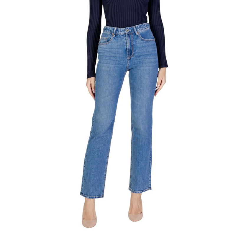 Vero Moda VMTESSA Light Blue Cotton Mom Jeans - Chic & Eco-Friendly