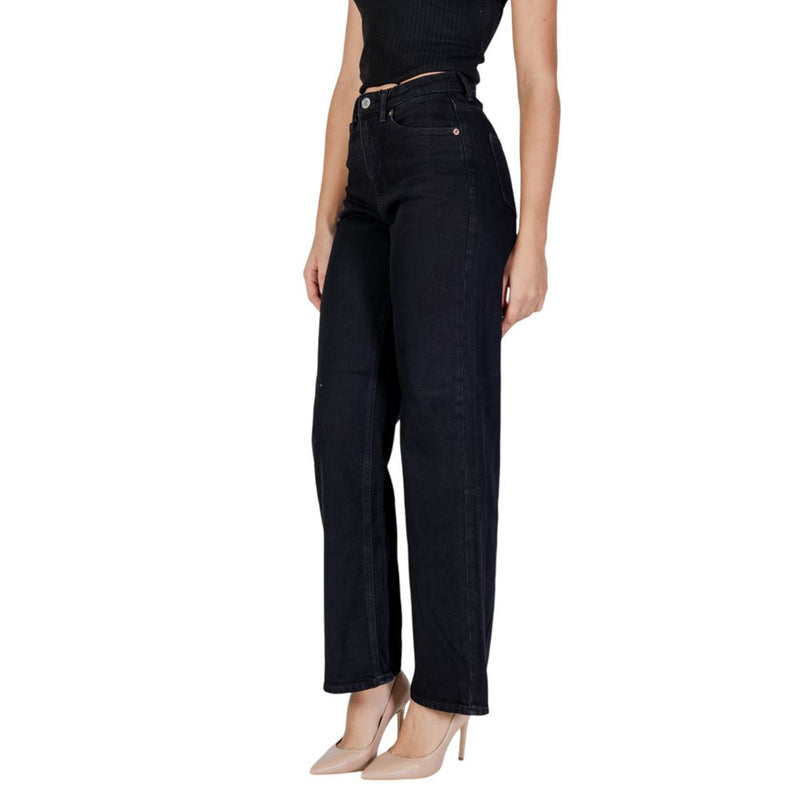 Vero Moda VMTESSA High-Waisted Black Mom Jeans