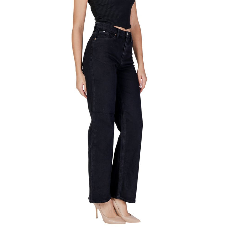 Vero Moda VMTESSA High-Waisted Black Mom Jeans