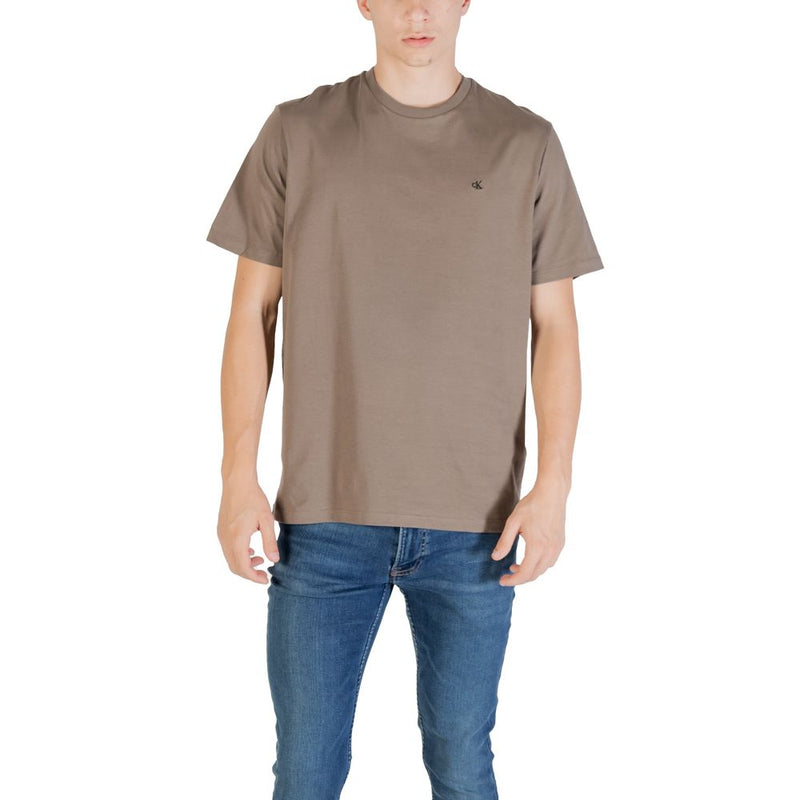 Calvin Klein Jeans Bruin Katoenen T-shirt