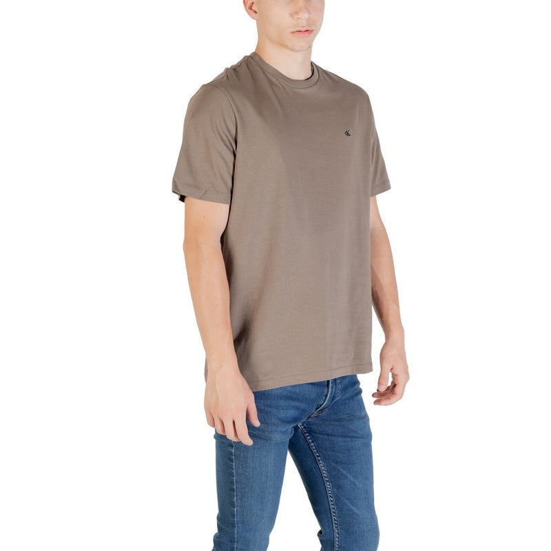 Calvin Klein Jeans Bruin Katoenen T-shirt
