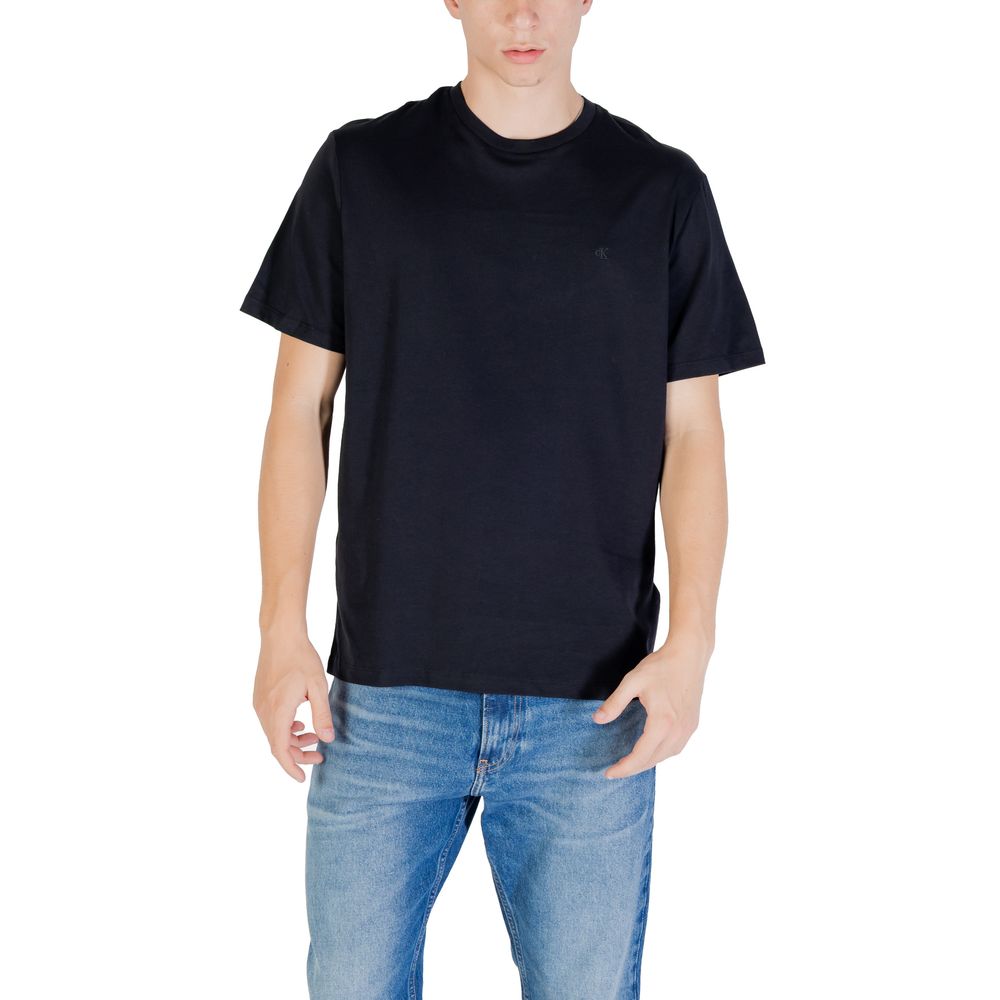 Calvin Klein Jeans Gray Cotton T-Shirt for Men