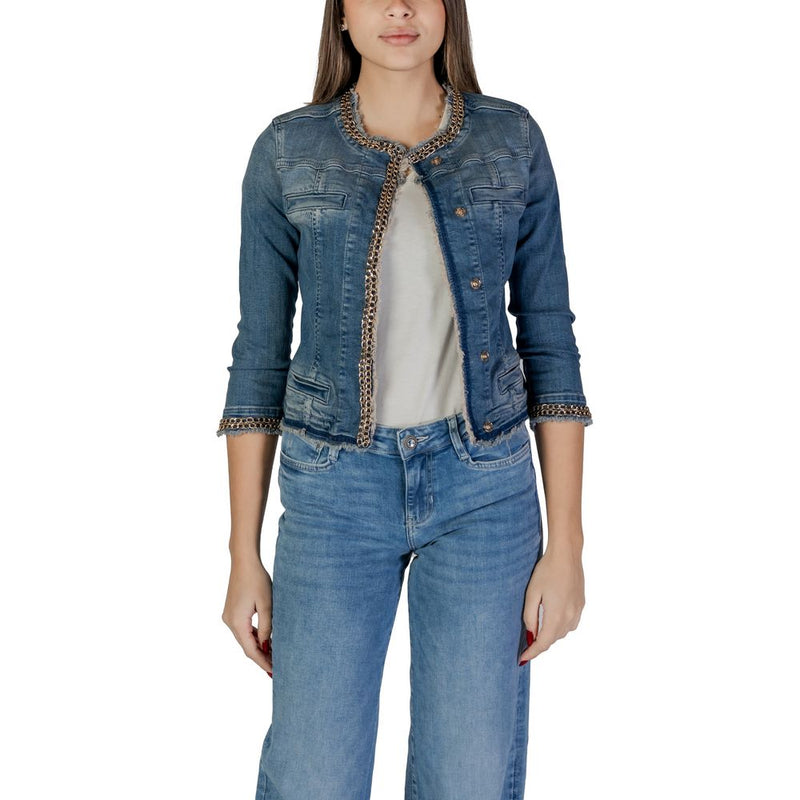 Veste en jean Liu Jo en coton bleu clair