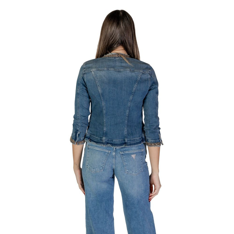 Veste en jean Liu Jo en coton bleu clair