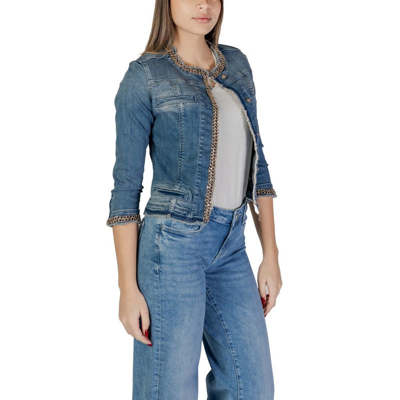 Veste en jean Liu Jo en coton bleu clair