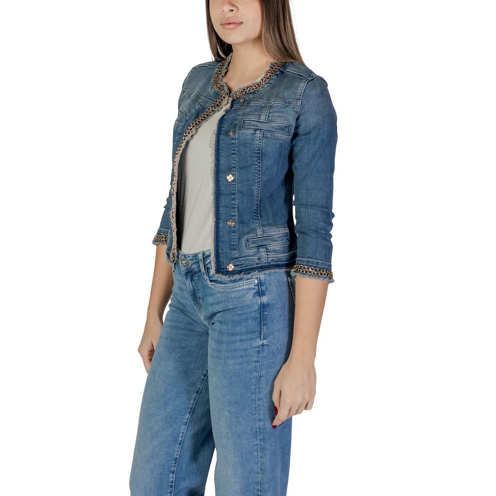 Veste en jean Liu Jo en coton bleu clair