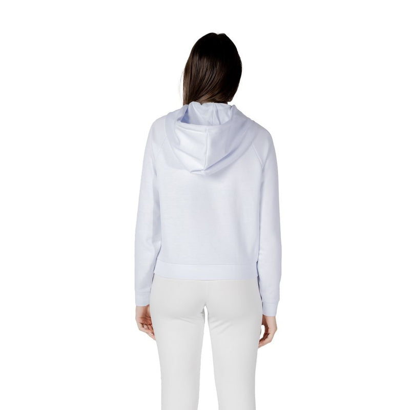 Armani Exchange White Viscose Hoodie for Women