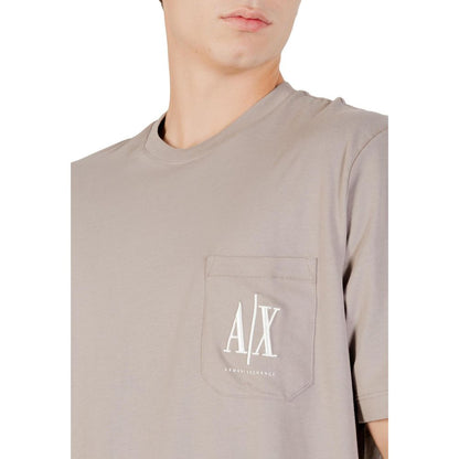 Vêtements de sport Armani Exchange en coton marron