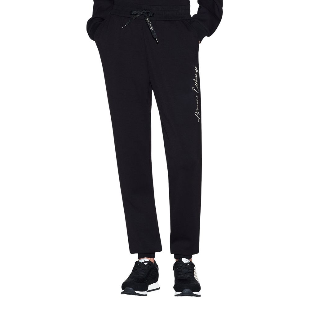 Armani Exchange Bicolor Viscose Joggers for Women - Stylish Comfort