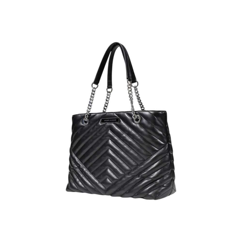 Armani Exchange Black Polyester Handbag - SHOPPING 949156 4R742
