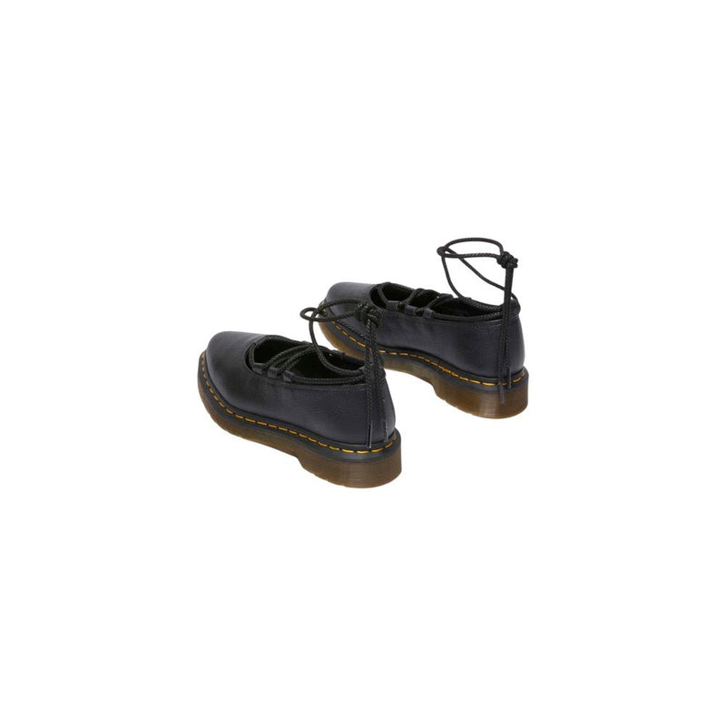 Dr. Martens Elphie II Virginia Black Leather Platform Pumps