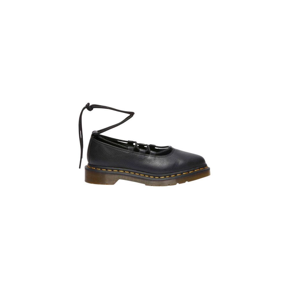 Dr. Martens Elphie II Virginia Black Leather Platform Pumps