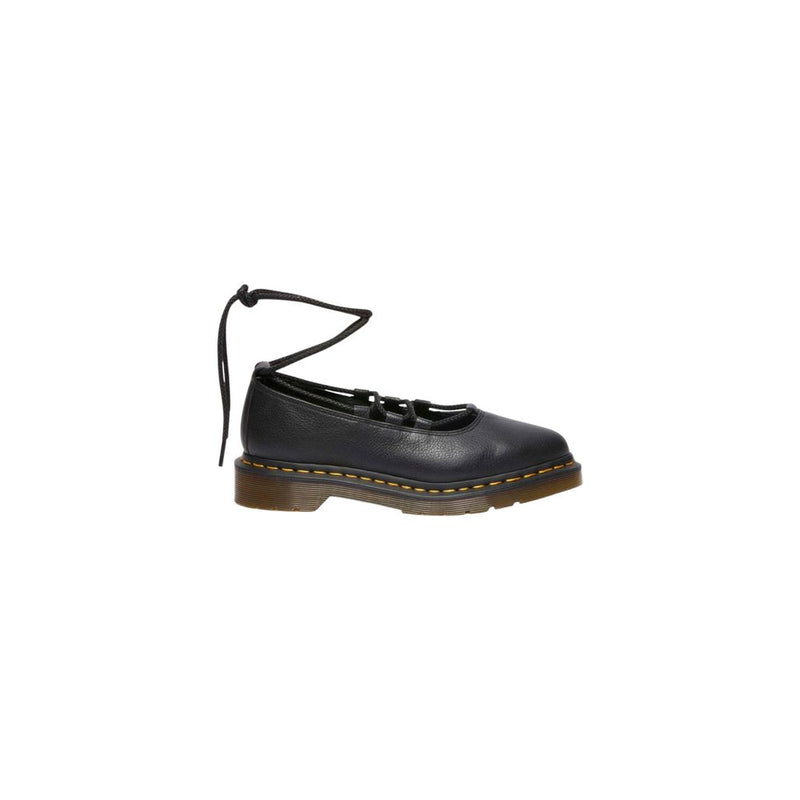 Dr. Martens Elphie II Virginia Black Leather Platform Pumps