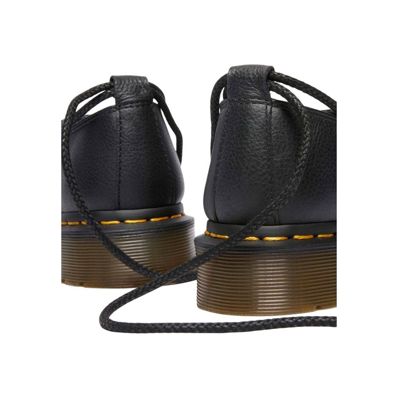 Dr. Martens Elphie II Virginia Black Leather Platform Pumps