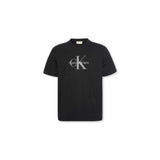 Calvin Klein Jeans Black Cotton T-Shirt - SS HERO MONOLOGO TEE