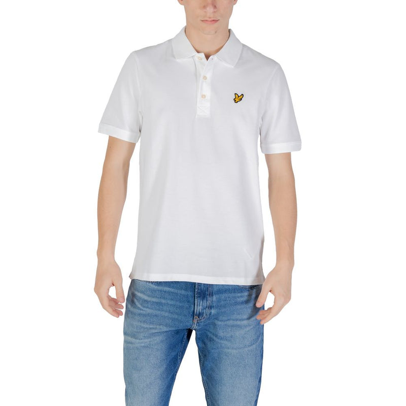 Lyle & Scott Witte Katoenen Poloshirt