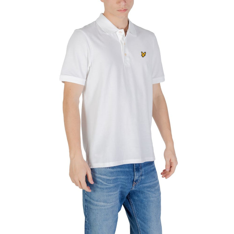 Lyle & Scott Witte Katoenen Poloshirt