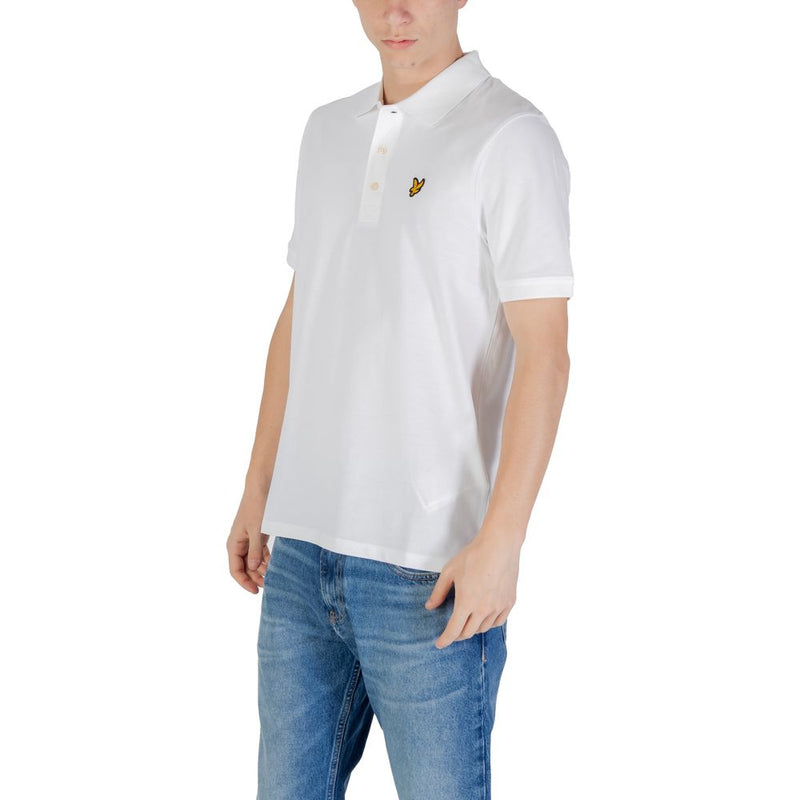 Lyle & Scott Witte Katoenen Poloshirt