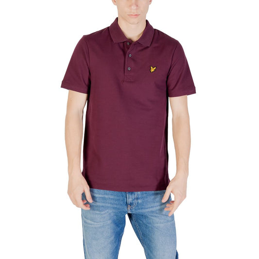 Lyle & Scott Bordeaux Cotton Polo Shirt - Stylish & Comfortable