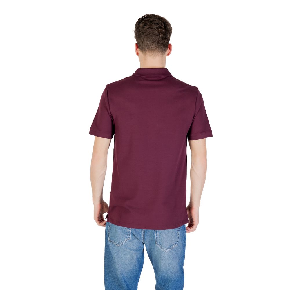 Lyle & Scott Bordeaux Cotton Polo Shirt - Confort et Élégance
