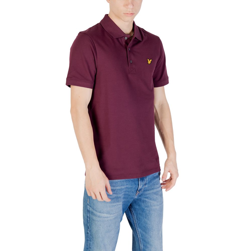 Lyle & Scott Bordeaux Cotton Polo Shirt - Confort et Élégance