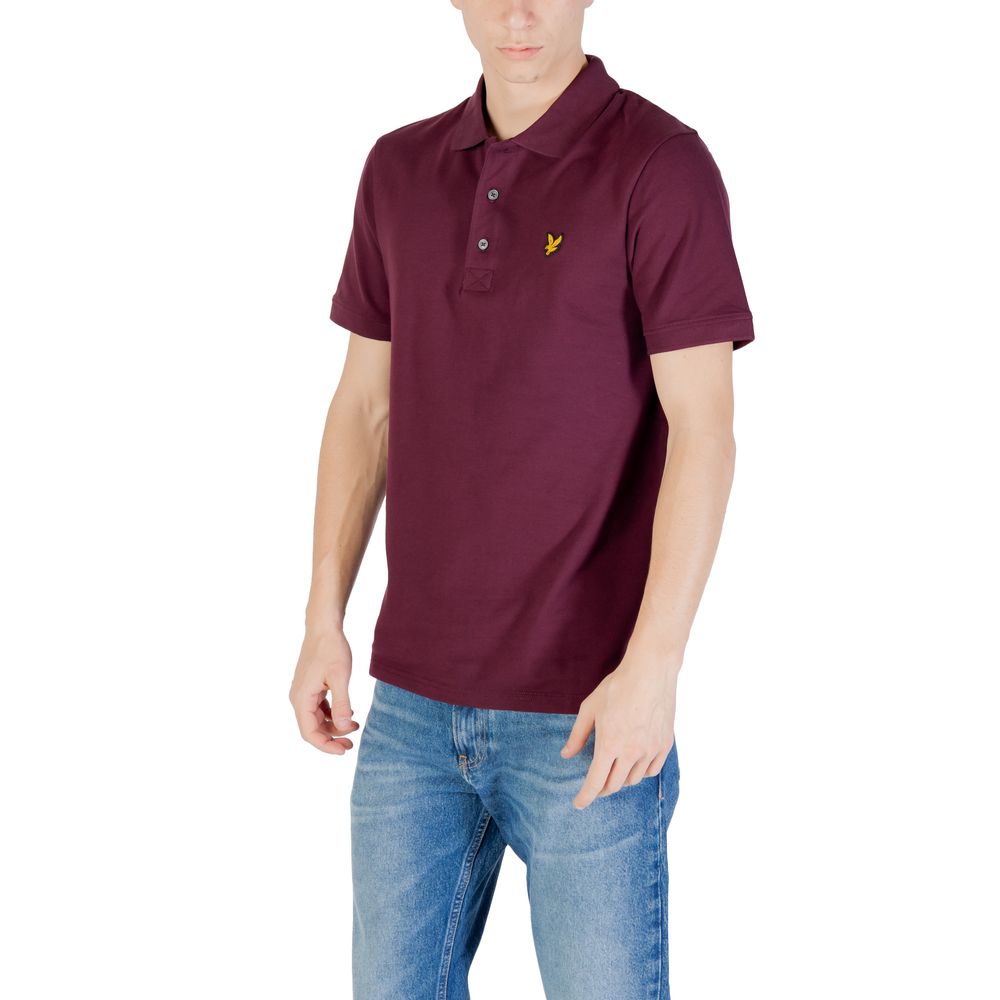 Lyle & Scott Bordeaux Cotton Polo Shirt - Confort et Élégance