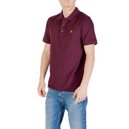 Lyle & Scott Bordeaux Katoenen Poloshirt