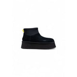 UGG Classic Mini Dipper Black Suede Leather Ankle Boots
