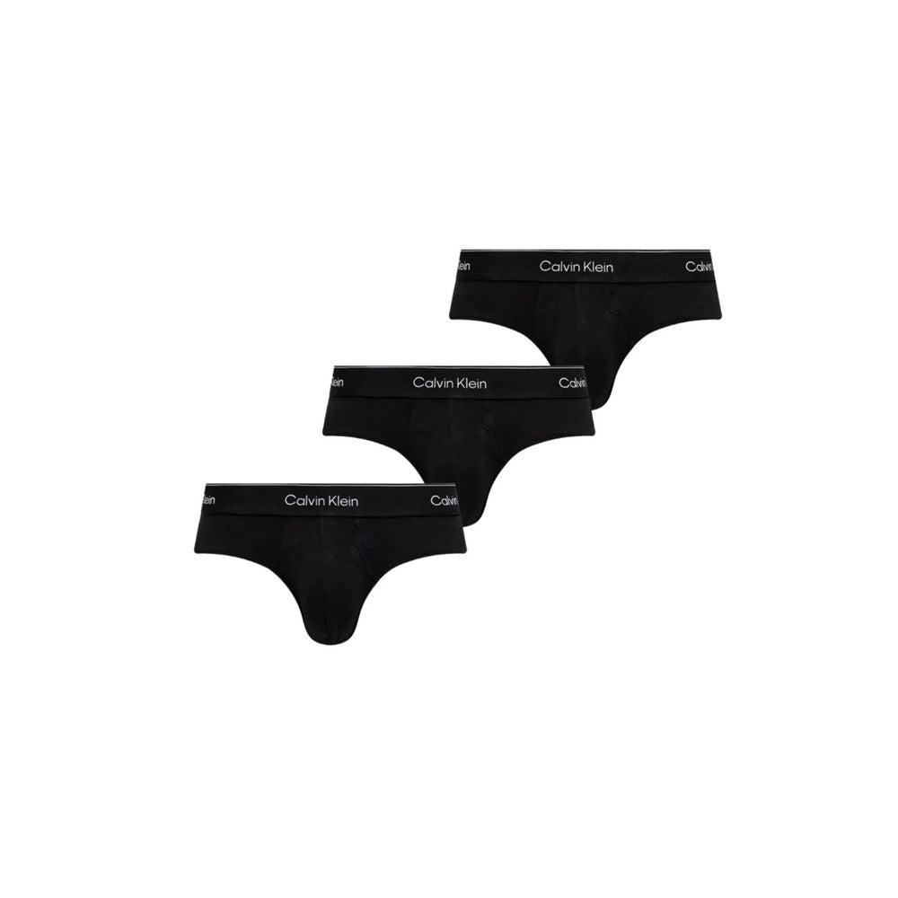 Calvin Klein Underwear Black Cotton Briefs - Pack of Three