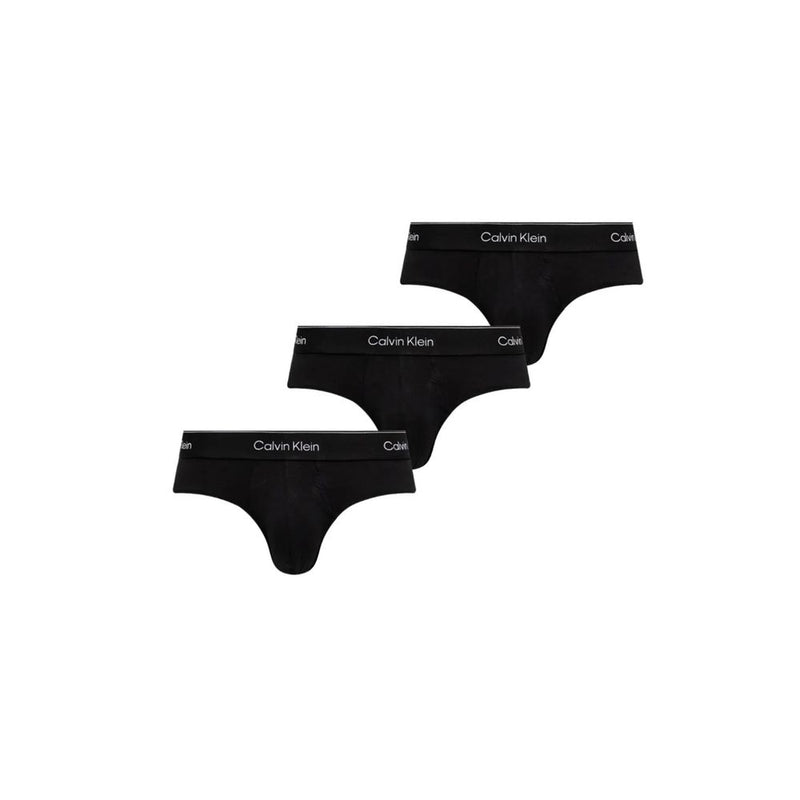 Calvin Klein Underwear Black Cotton Briefs - Pack of Three