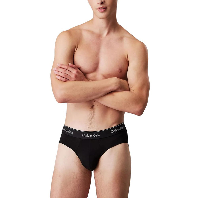 Calvin Klein Underwear Black Cotton Briefs - Pack of Three