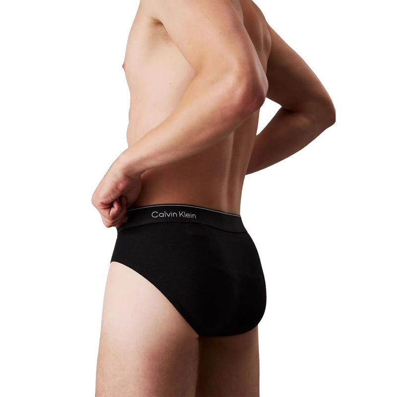 Calvin Klein Underwear Black Cotton Briefs - Pack of Three