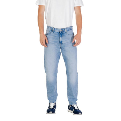 Tommy Hilfiger Jeans Jean Slim en Coton Recyclé Bleu Clair