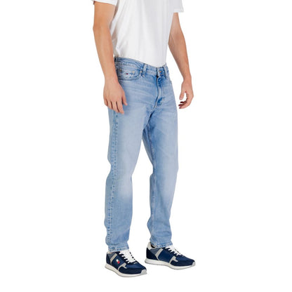 Tommy Hilfiger Jeans Jean Slim en Coton Recyclé Bleu Clair