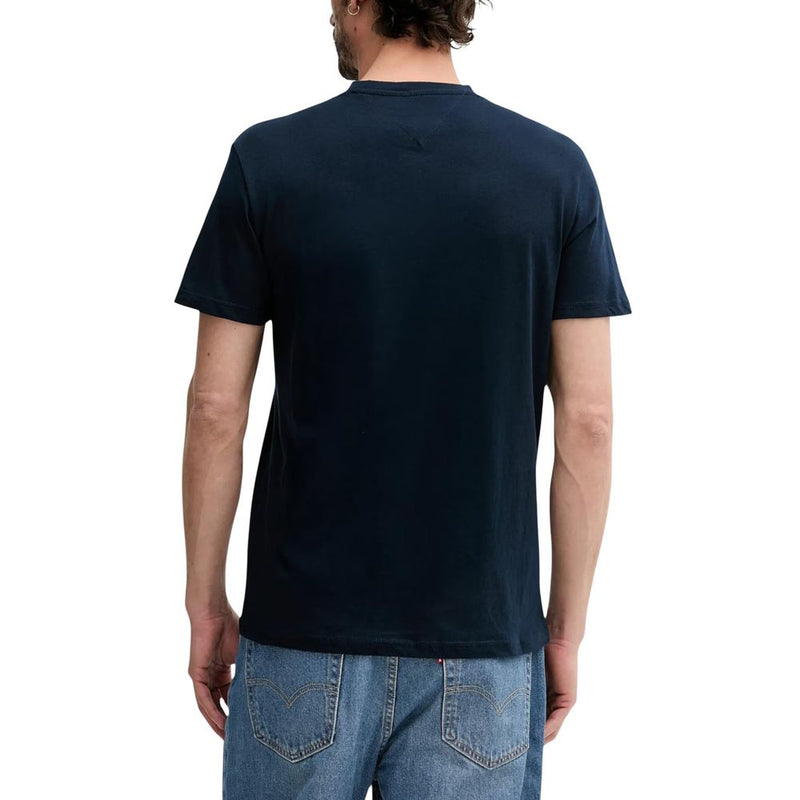 T-shirt Tommy Hilfiger Jeans bleu en coton recyclé