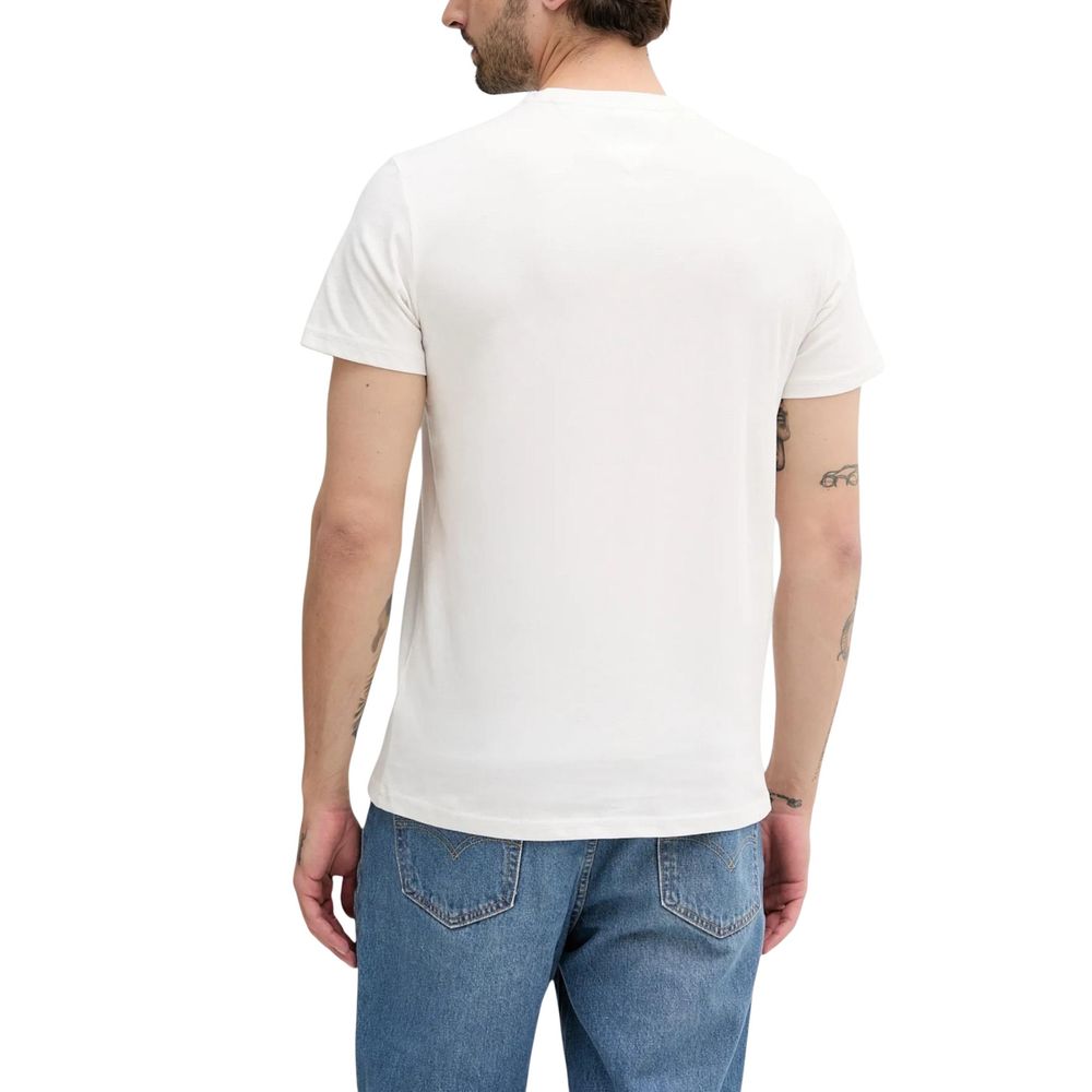 T-shirt Tommy Hilfiger Jeans en coton recyclé crème