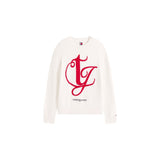 Sweat-shirt Tommy Hilfiger Jeans en coton recyclé crème