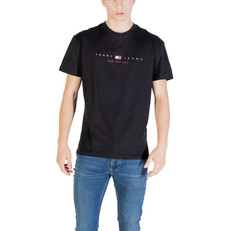 T-shirt Tommy Hilfiger Jeans en coton recyclé noir