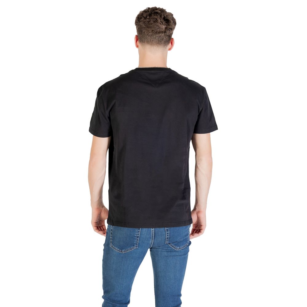 T-shirt Tommy Hilfiger Jeans en coton recyclé noir