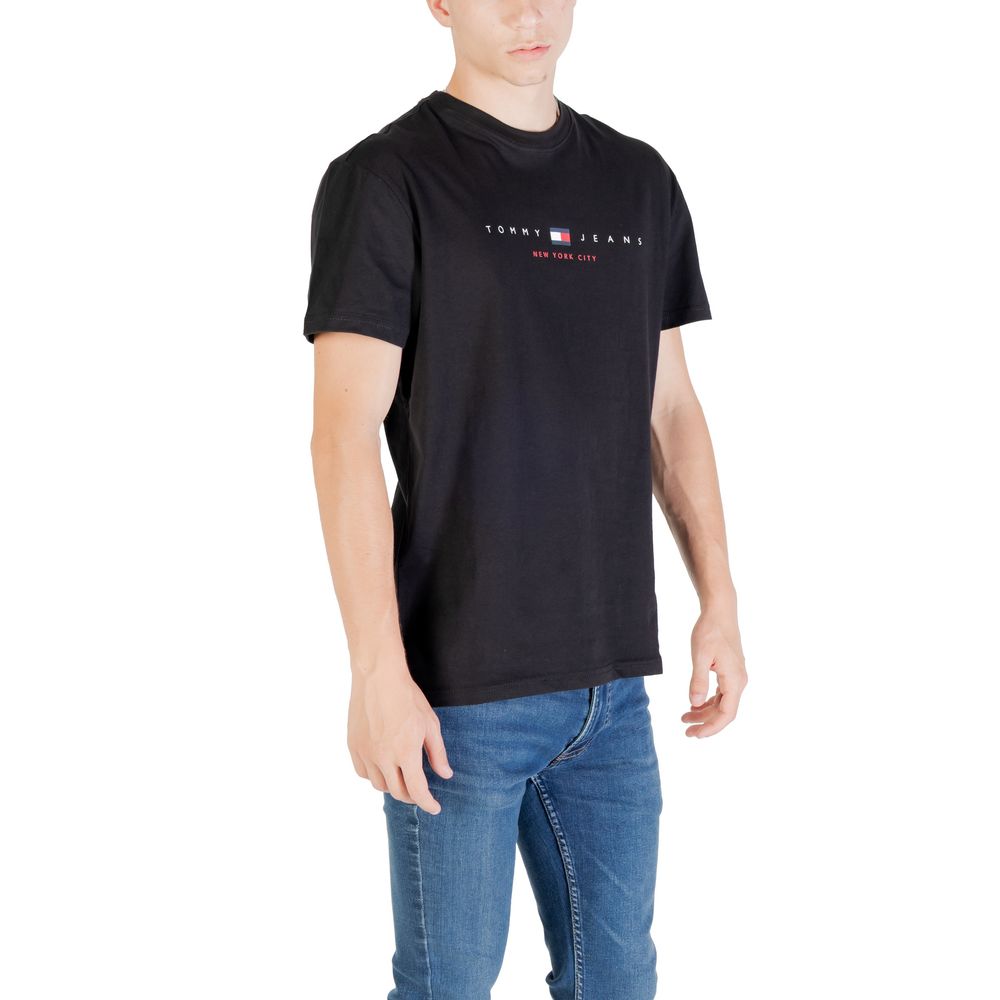 T-shirt Tommy Hilfiger Jeans en coton recyclé noir