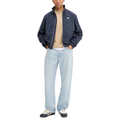 Blouson Tommy Hilfiger en polyamide recyclé bleu