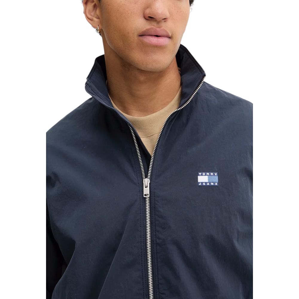 Blouson Tommy Hilfiger en polyamide recyclé bleu